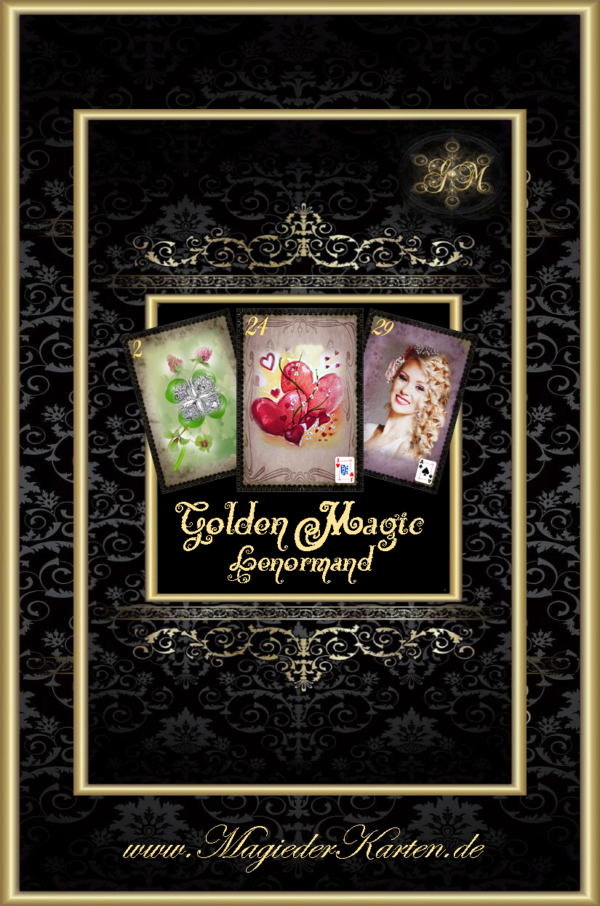 Golden Magic Lenormand Kartendeck